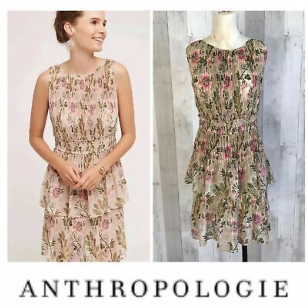 Anthropologie x Reese Terrace floral garden dress